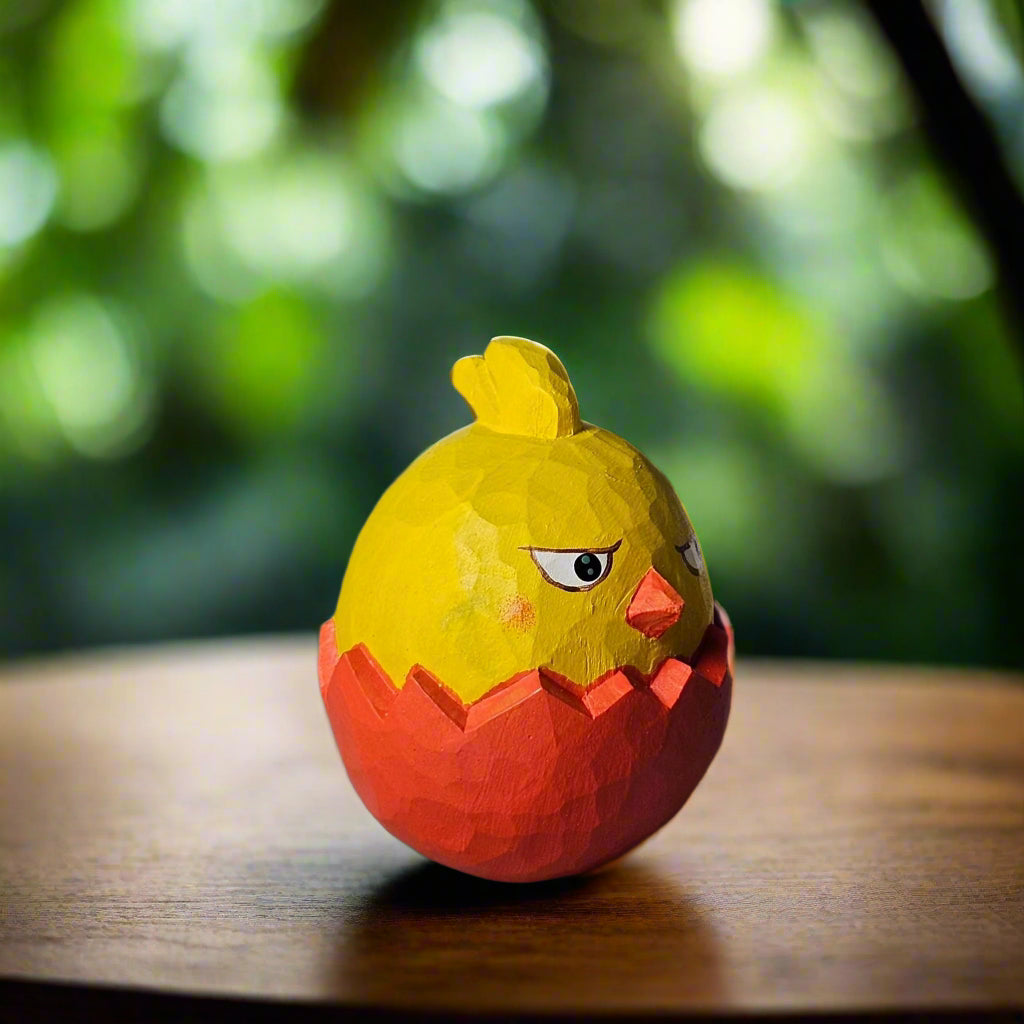 Newborn Chicken in Egg Shell