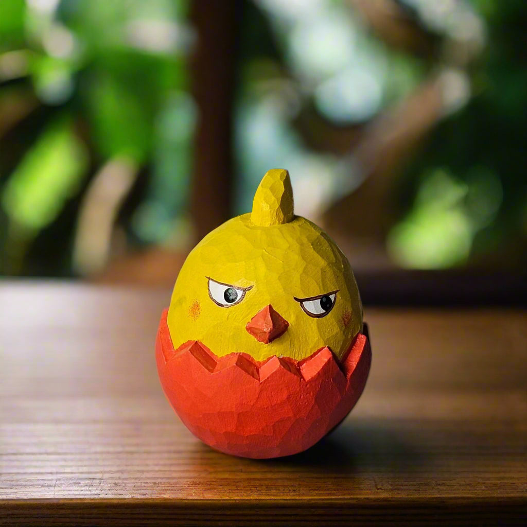 Newborn Chicken in Egg Shell