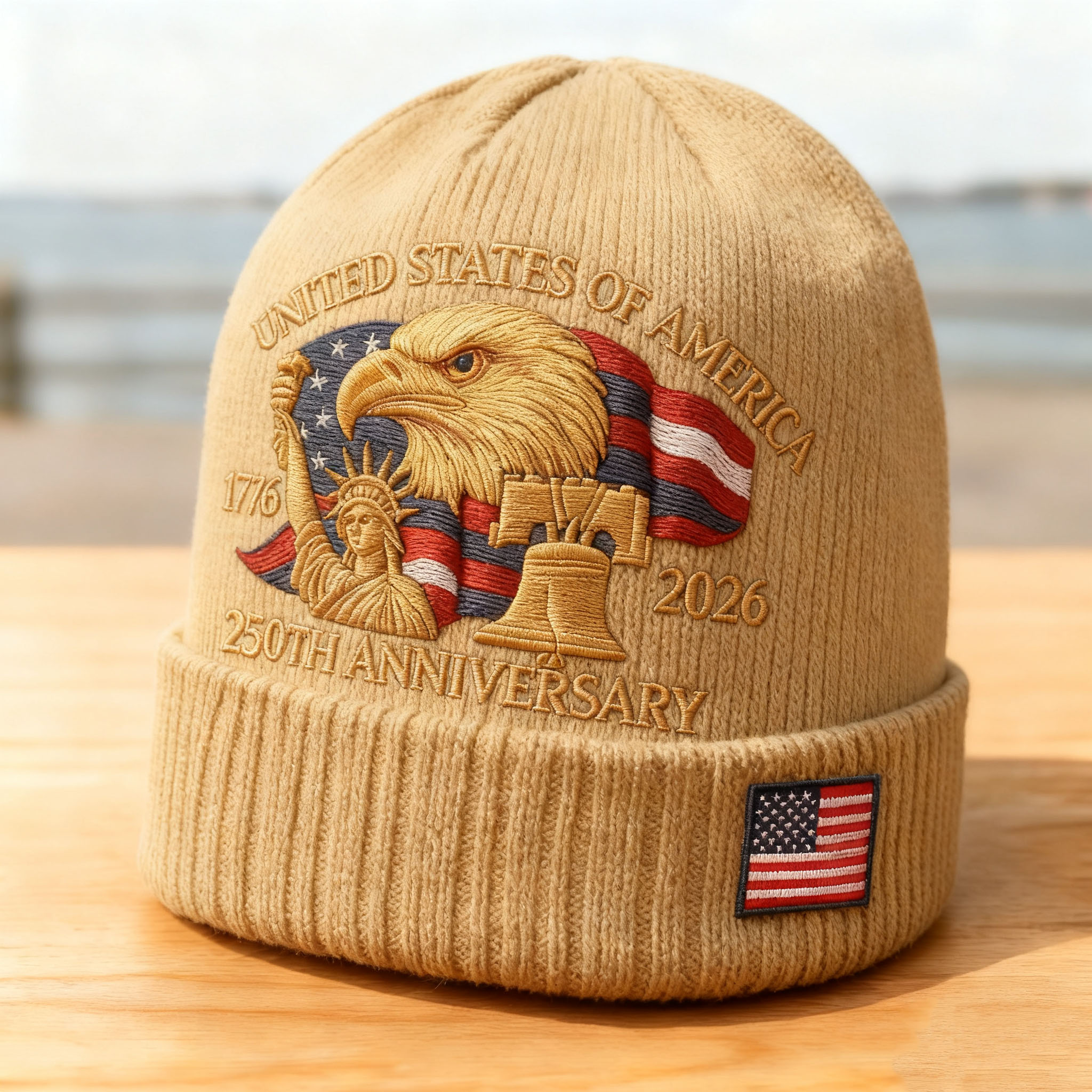 USA 250th Anniversary Knit Beanie