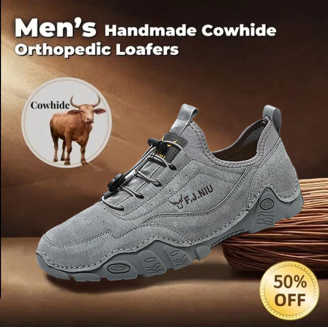 Last day 50% off 🔥⏱️Christmas sale⏱️🔥Men's authentic suede casual shoes