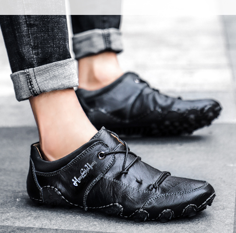 Last day 70% off 🔥⏱️Christmas sale⏱️🔥Men's genuine slip-on shoes