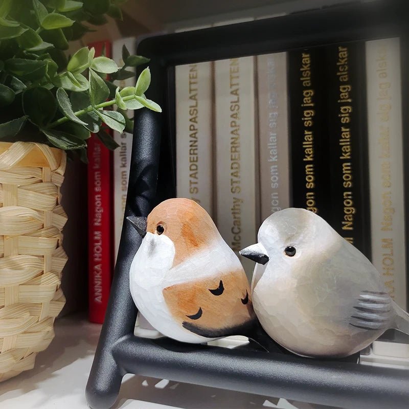 Sparrow New Sculpted Hand-Painted Bird Figure