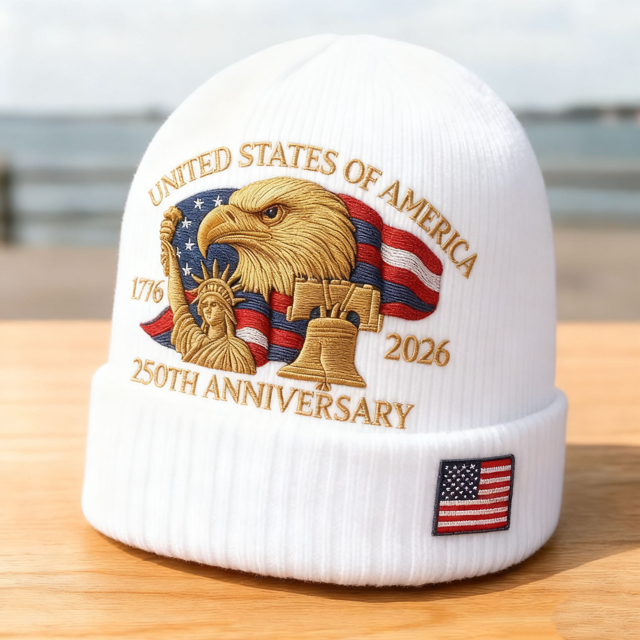 USA 250th Anniversary Knit Beanie