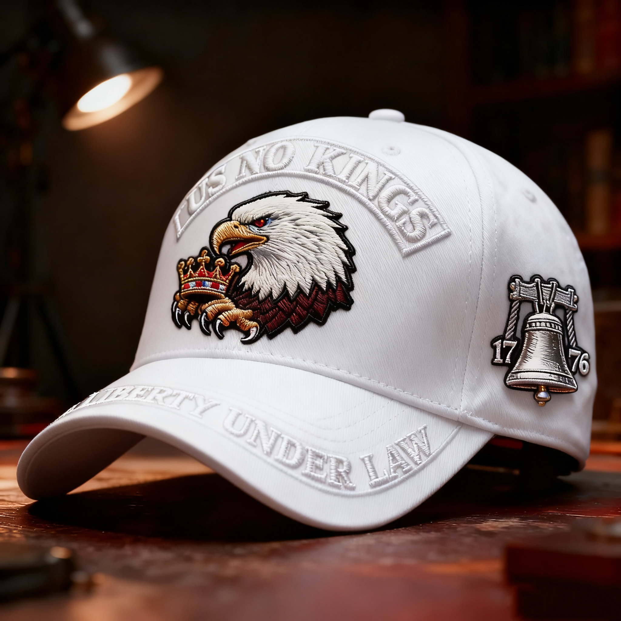 America No Kings  Baseball Cap