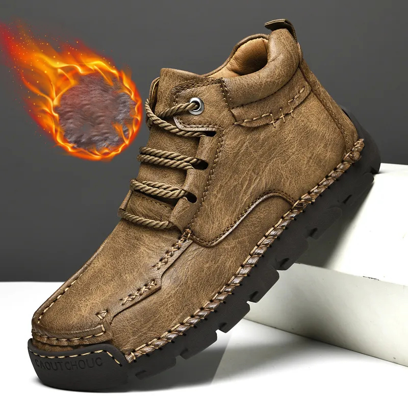 ⏰Limited Time Sale 70% OFF-Men's new handmade genuine leather orthopedic shoes with arch support