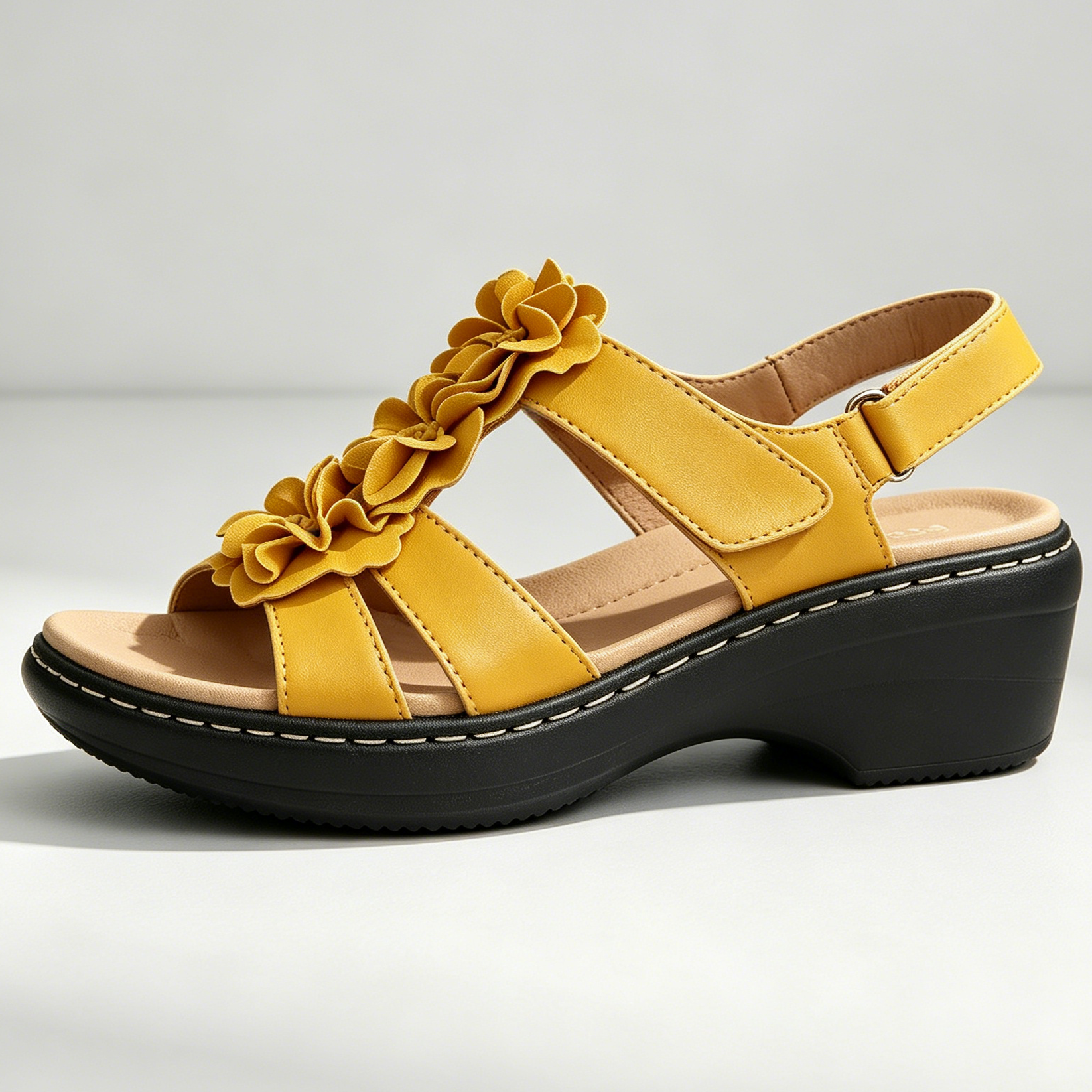 Women's summer series flower platform sandals
