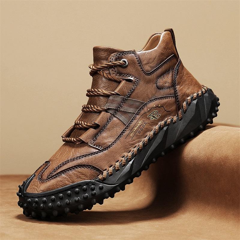 ⏰ 60% off -Men's stylish genuine leather thick-soled orthotic shoes