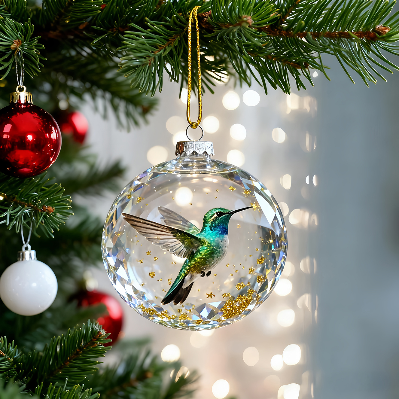 🔥LAST DAY 60% OFF-🐦Nature’s Birds Crystal Glass Ornament Set