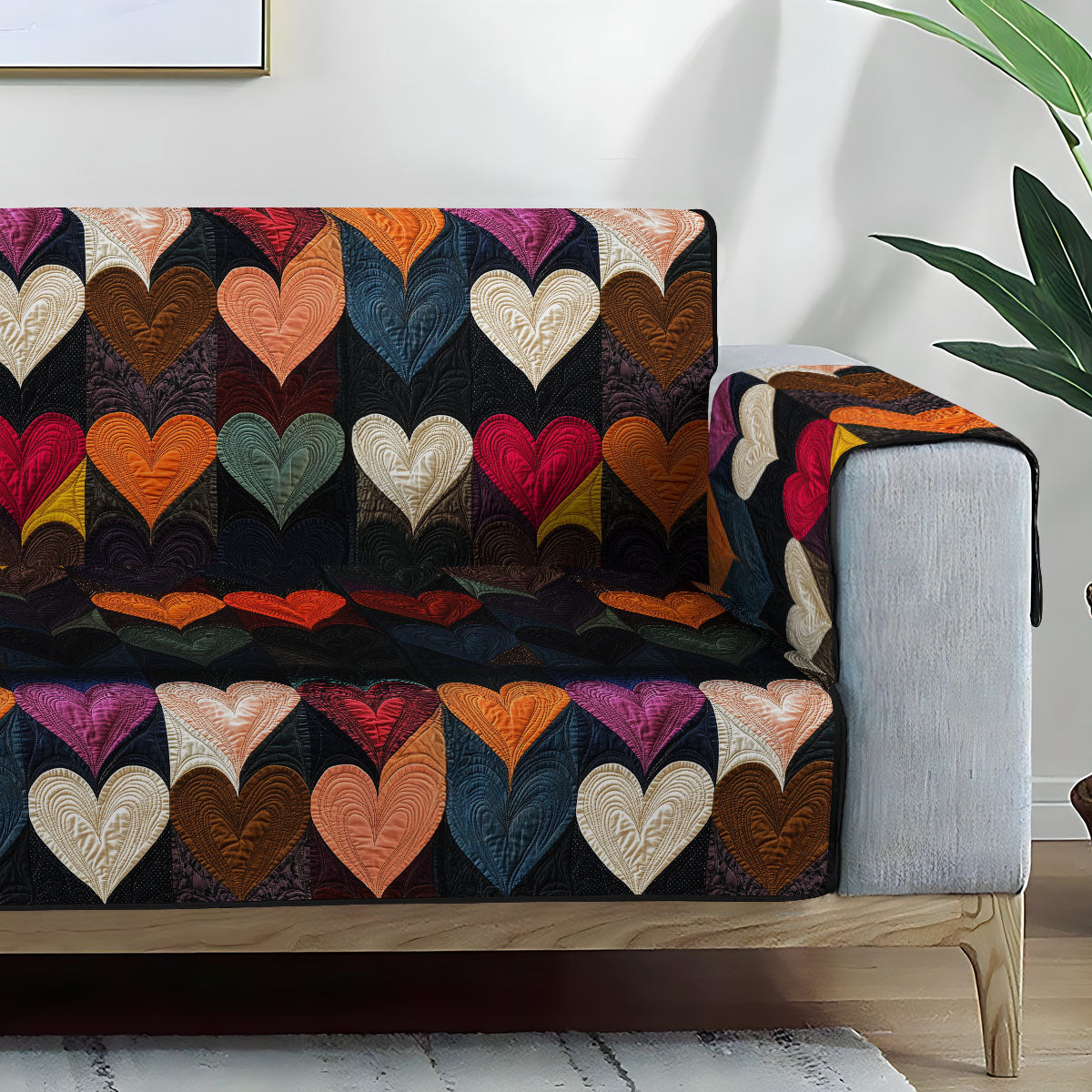 Endless Love Quilted Sofa Cover NCU0PT3229