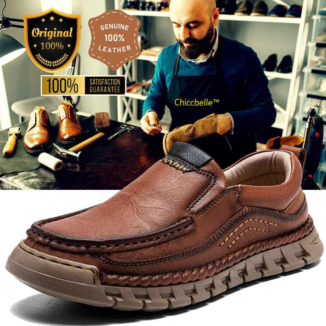 ⏰50% off - Newest Men's Handmade Non-Slip Orthopedic Walking Shoes