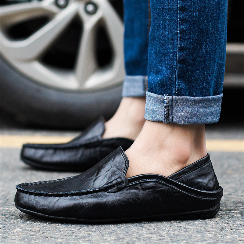 ⏰Limited Time Sale 70% OFF👞Men's Casual Fashion Premium Leather Low-top Driving Boat Moccasins