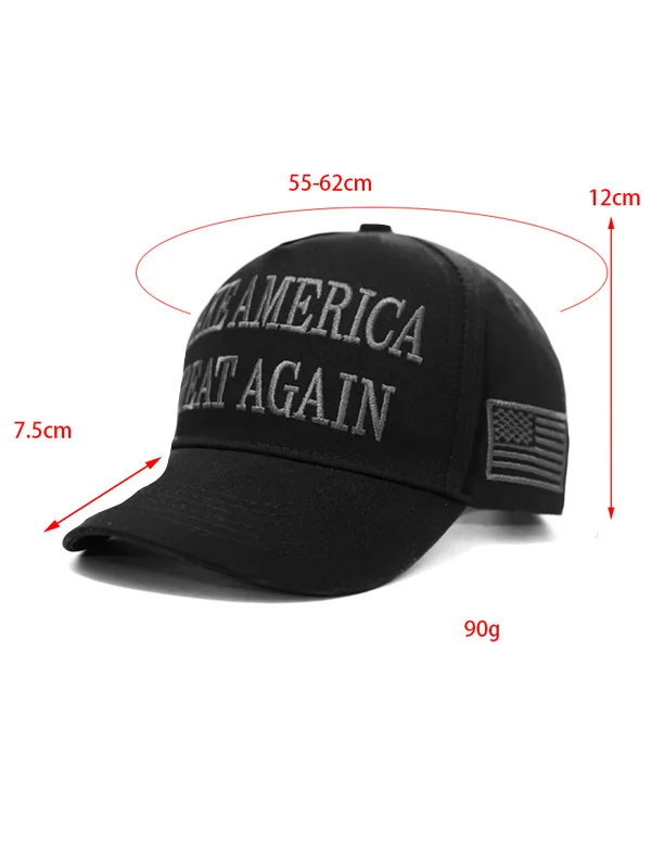 Findbestes® Cotton Was Right About Everything Letter Printed Men's Duck Bill Baseball Cap