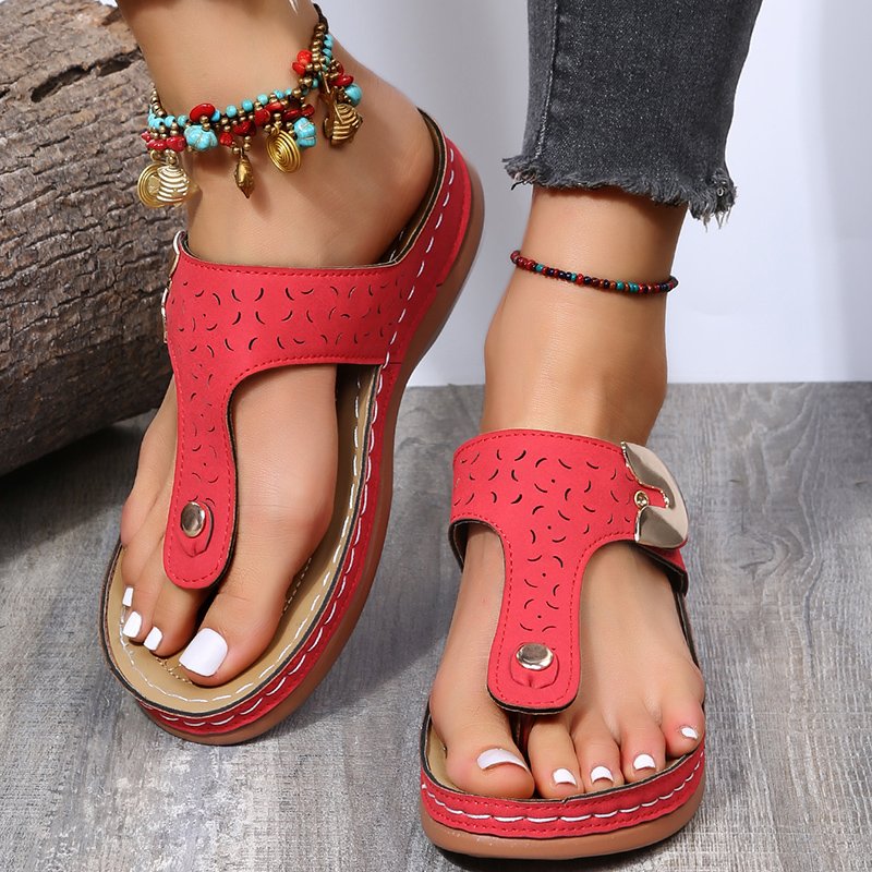 WOMEN  SOFT FOOTBED ORTHOPEDIC ARCH-SUPPORT SANDALS