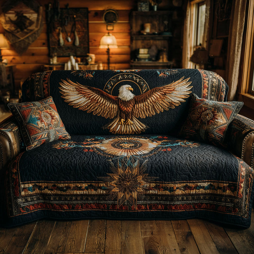 Soaring Eagle Quilted Sofa Cover NCU0TV869