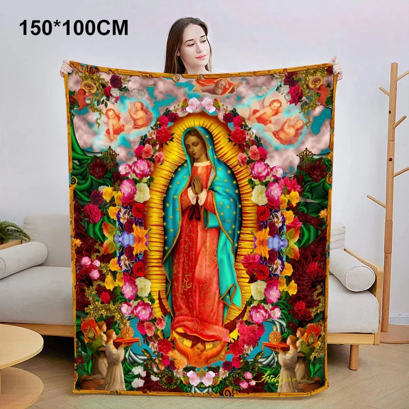 Delicately Printed Cozy Thick Blanket