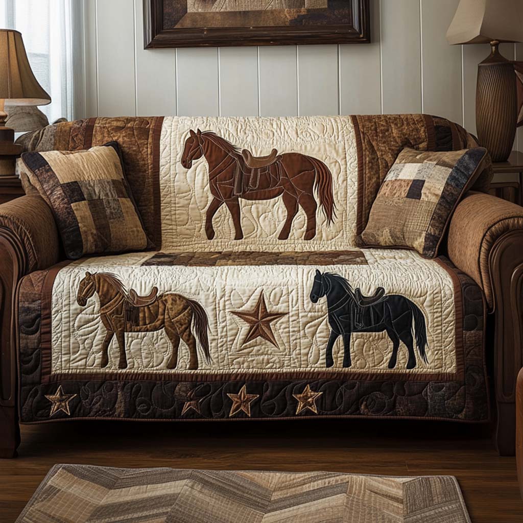 Heartland Rodeo Quilted Sofa Cover NCU0NT10809