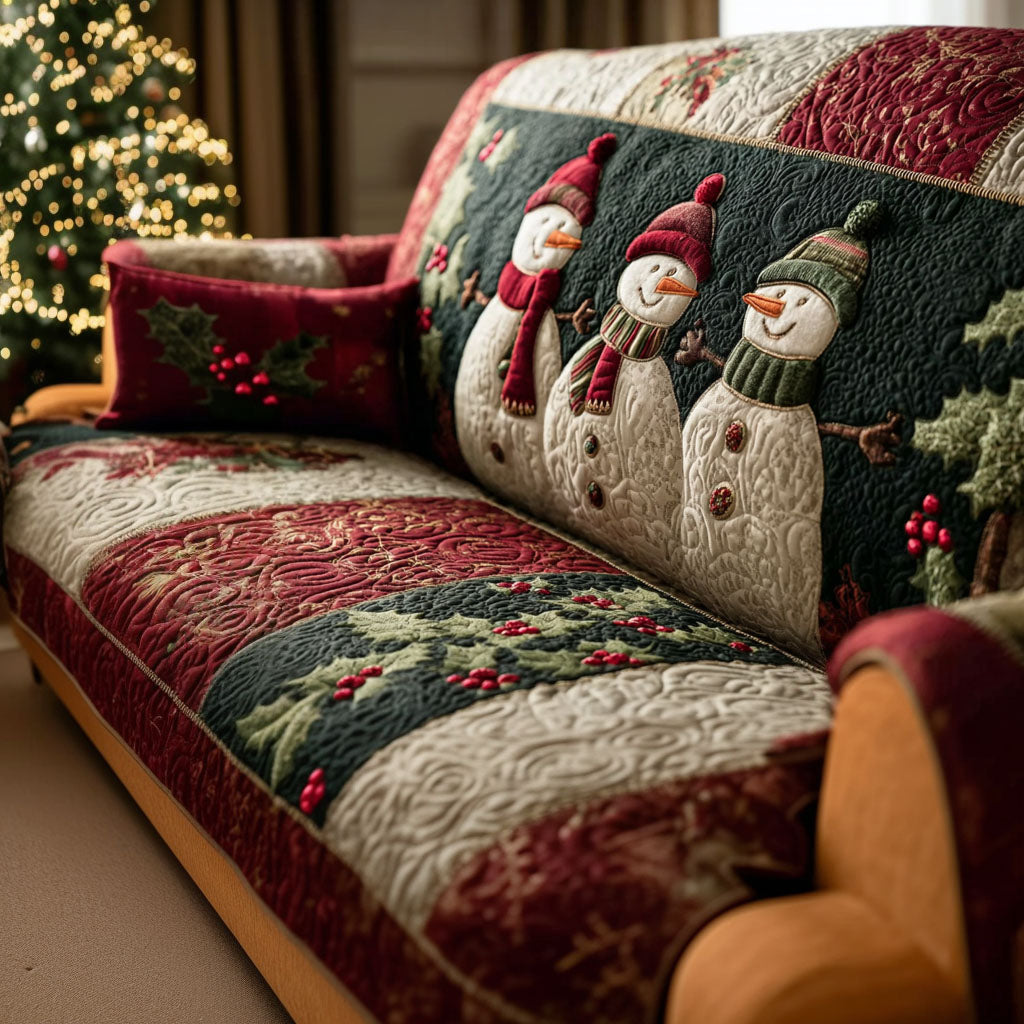 Snow Hollow Duo Quilted Sofa Cover NCU0PT10378