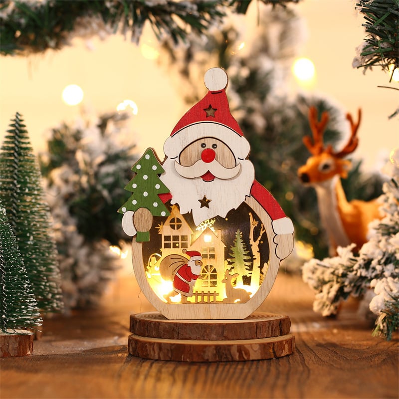 🎅Christmas Snowman & Santa Claus Night Light Decorations Indoor for Home Decor ,Christmas Decorations 2026