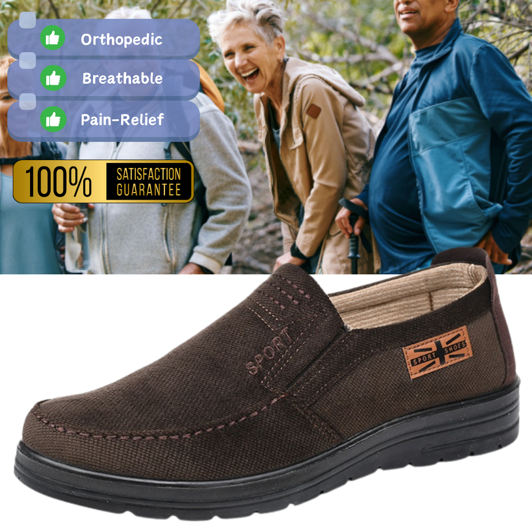 Breathable soft sole lightweight non-slip casual men's shoes