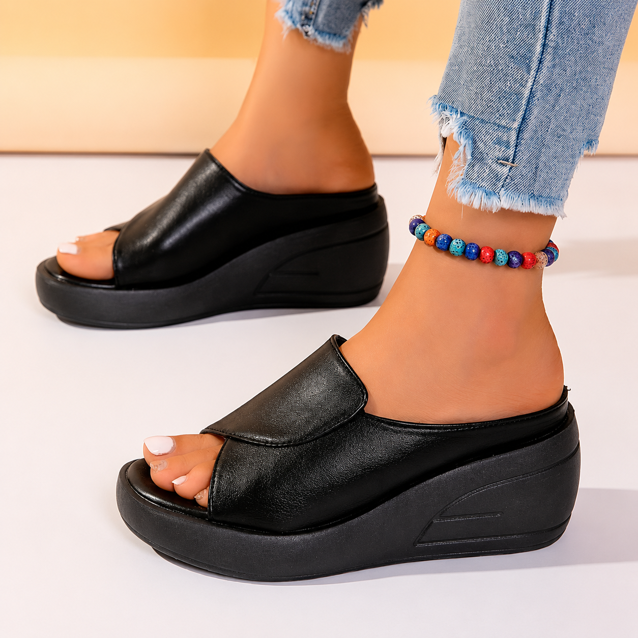 🔥LAST DAY 70% OFF🔥 | Orthopedic Slip-on Wedge Sandals