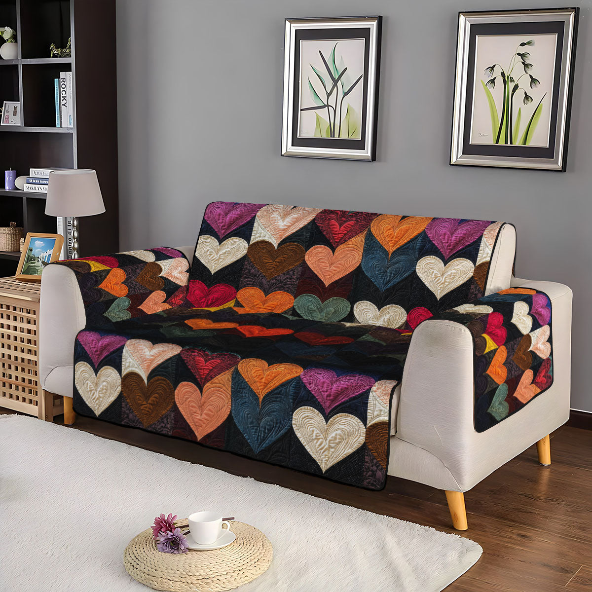 Endless Love Quilted Sofa Cover NCU0PT3229
