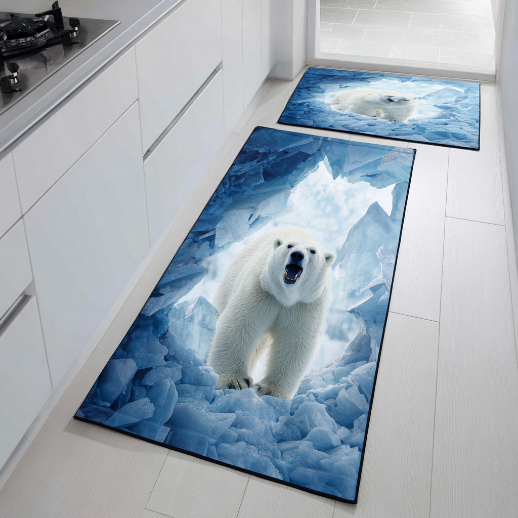Arctic Wander Kitchen Area Rug NCU0TD1419