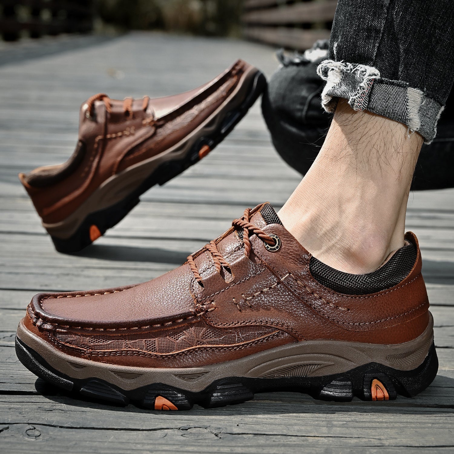 Eldcomf® -  transition with orthopedic and extremely comfortable sole with laces