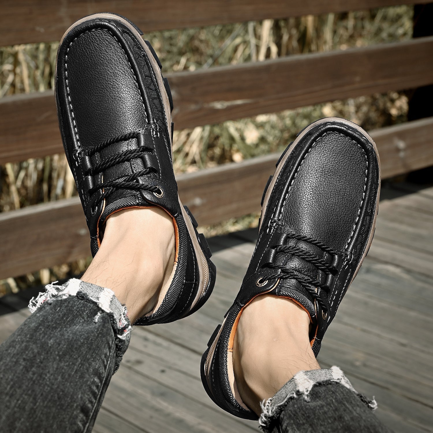 Eldcomf® -  transition with orthopedic and extremely comfortable sole with laces