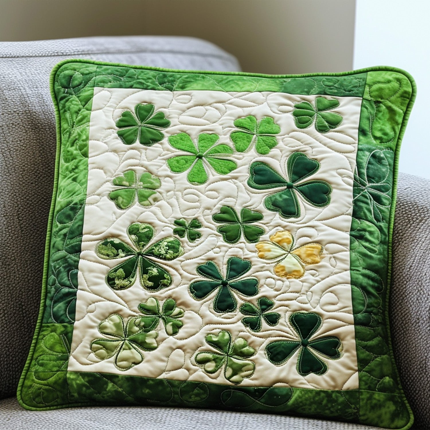 Forest of Luck Quilted Pillow Case NCU0PT4020