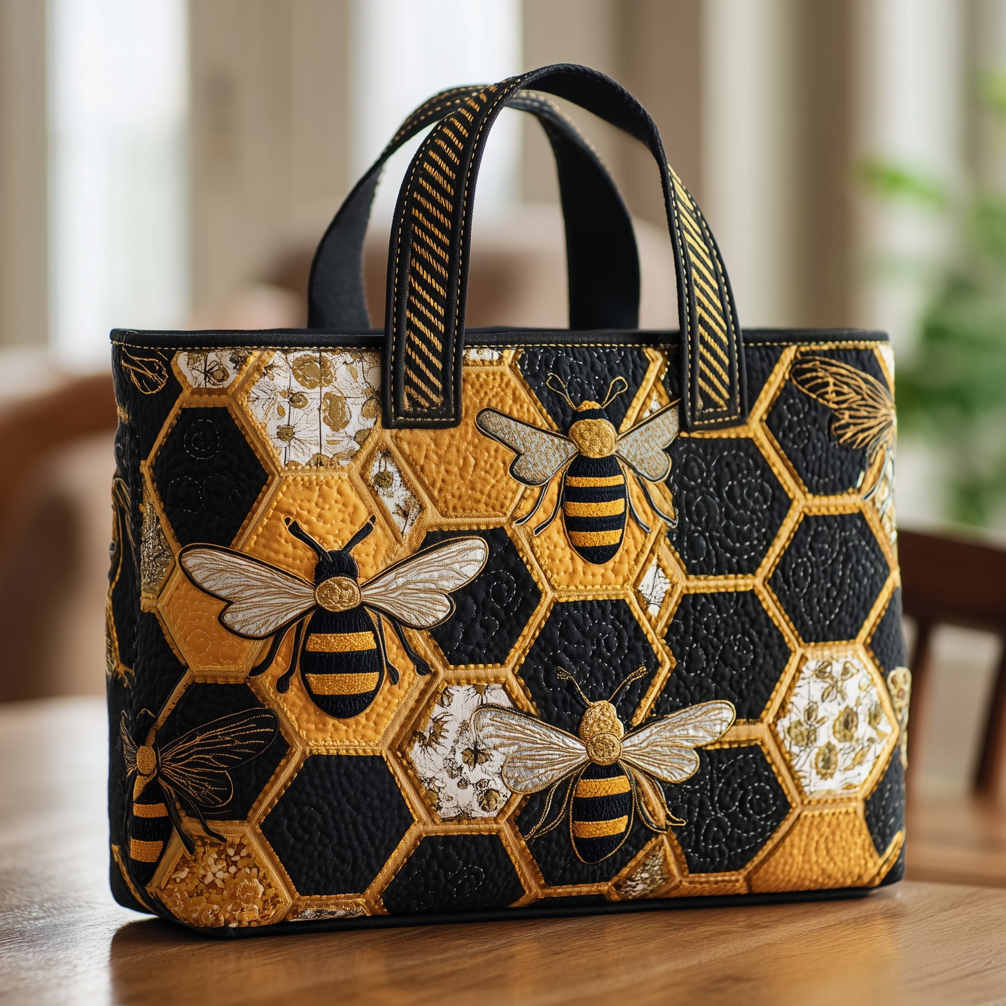 Bee Quilted Tote Bag GFTOMA1775