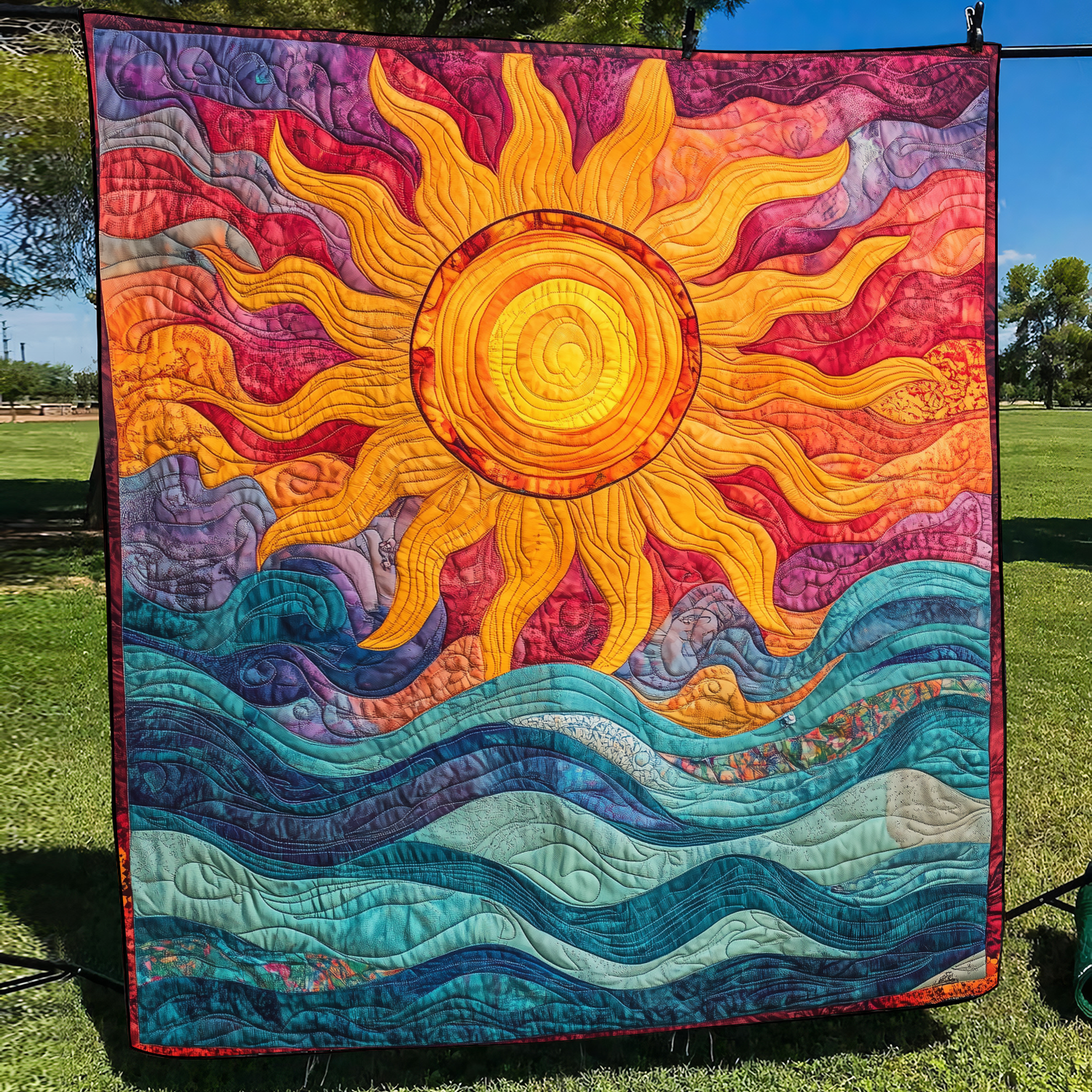 Sunshine Parade Quilted Blanket NCU0VL675