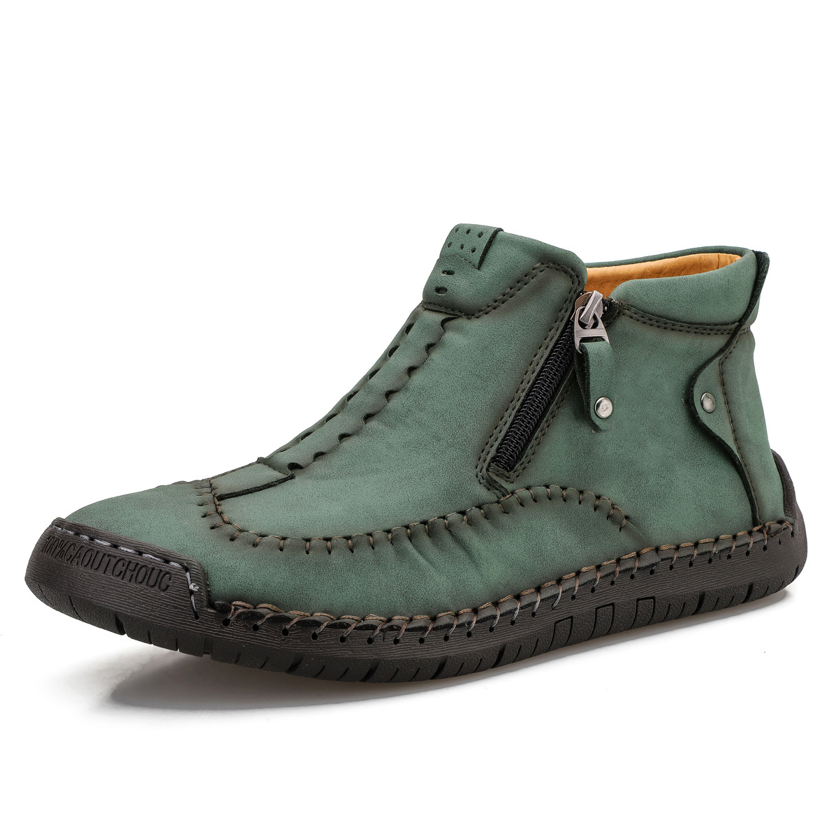🔥50% OFF Casual leather arch support non-slip wear-resistant high-top loafers
