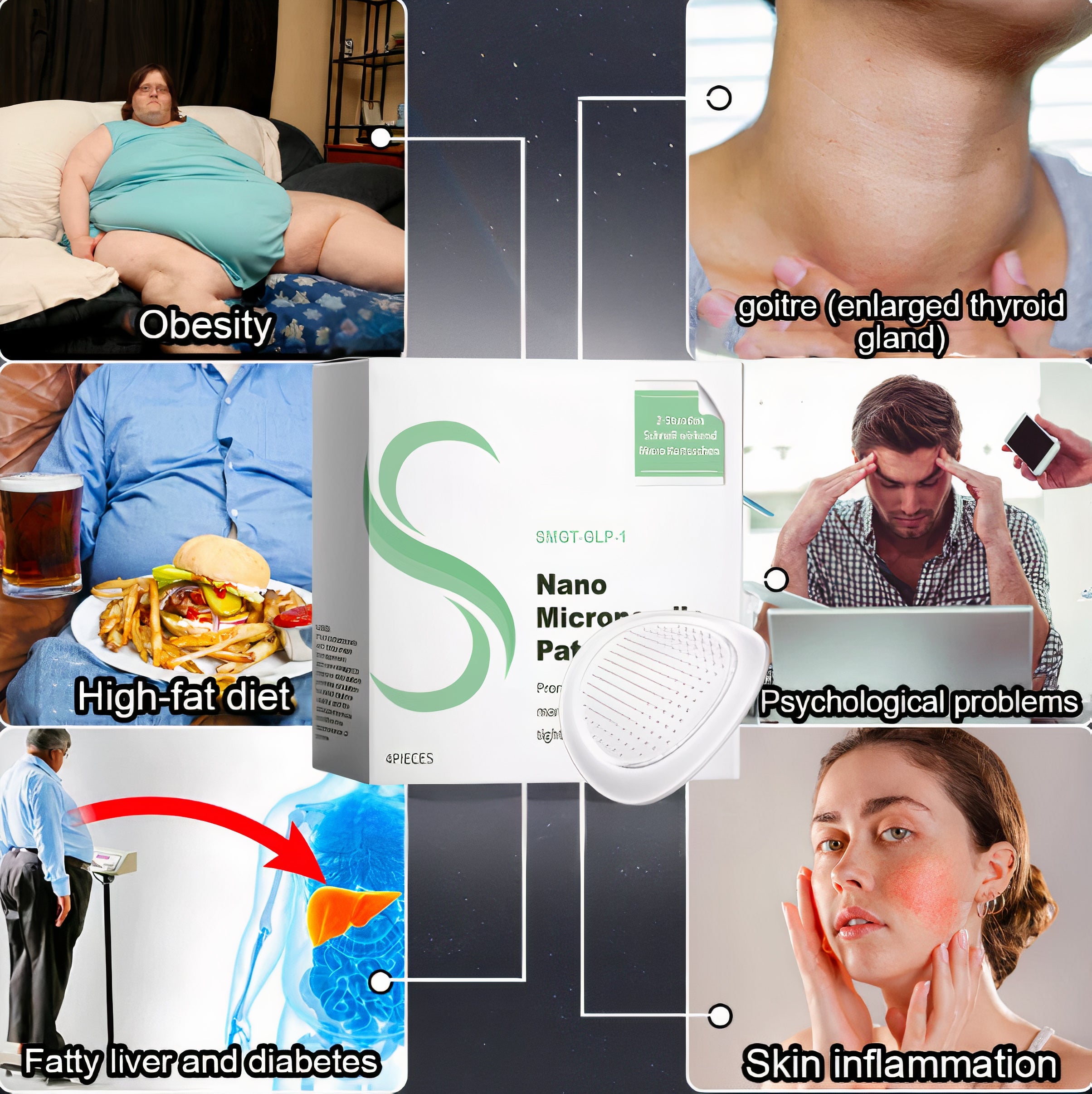 IDEACLOTH™ MICRONEEDLE SLIM PATCHES (X6 BOX – 24 PCS)
