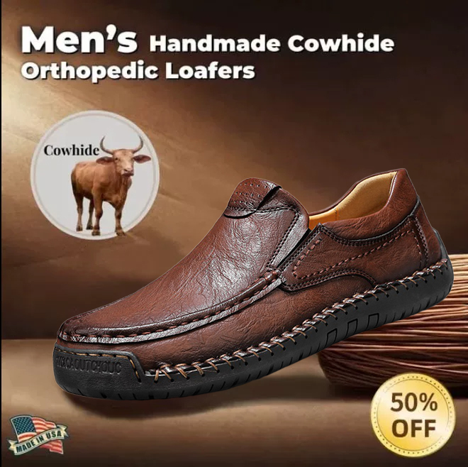 ⏱️50% off - 2025 Newest Men's Orthopedic Leather Loafers