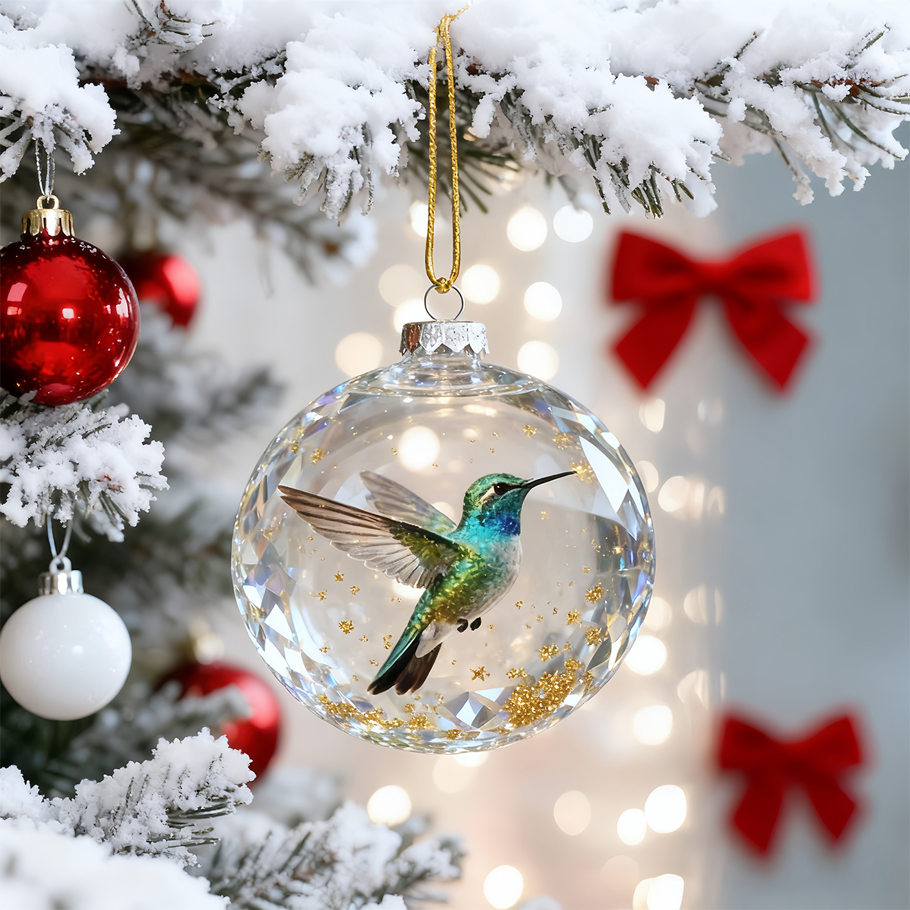 🔥LAST DAY 60% OFF-🐦Nature’s Birds Crystal Glass Ornament Set