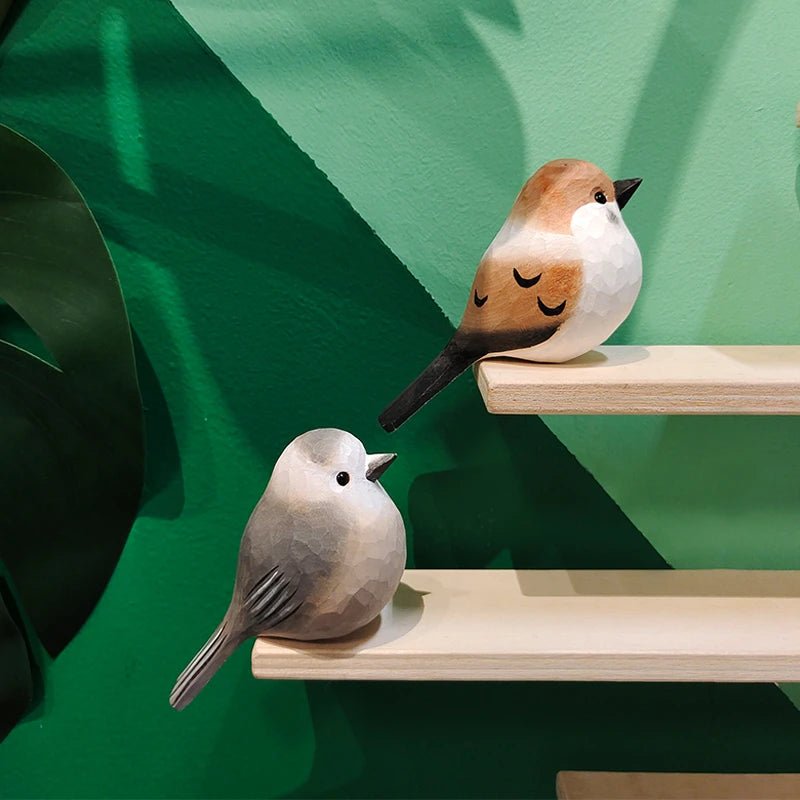 Canada Jay Sculpted Hand-Painted Bird Figure