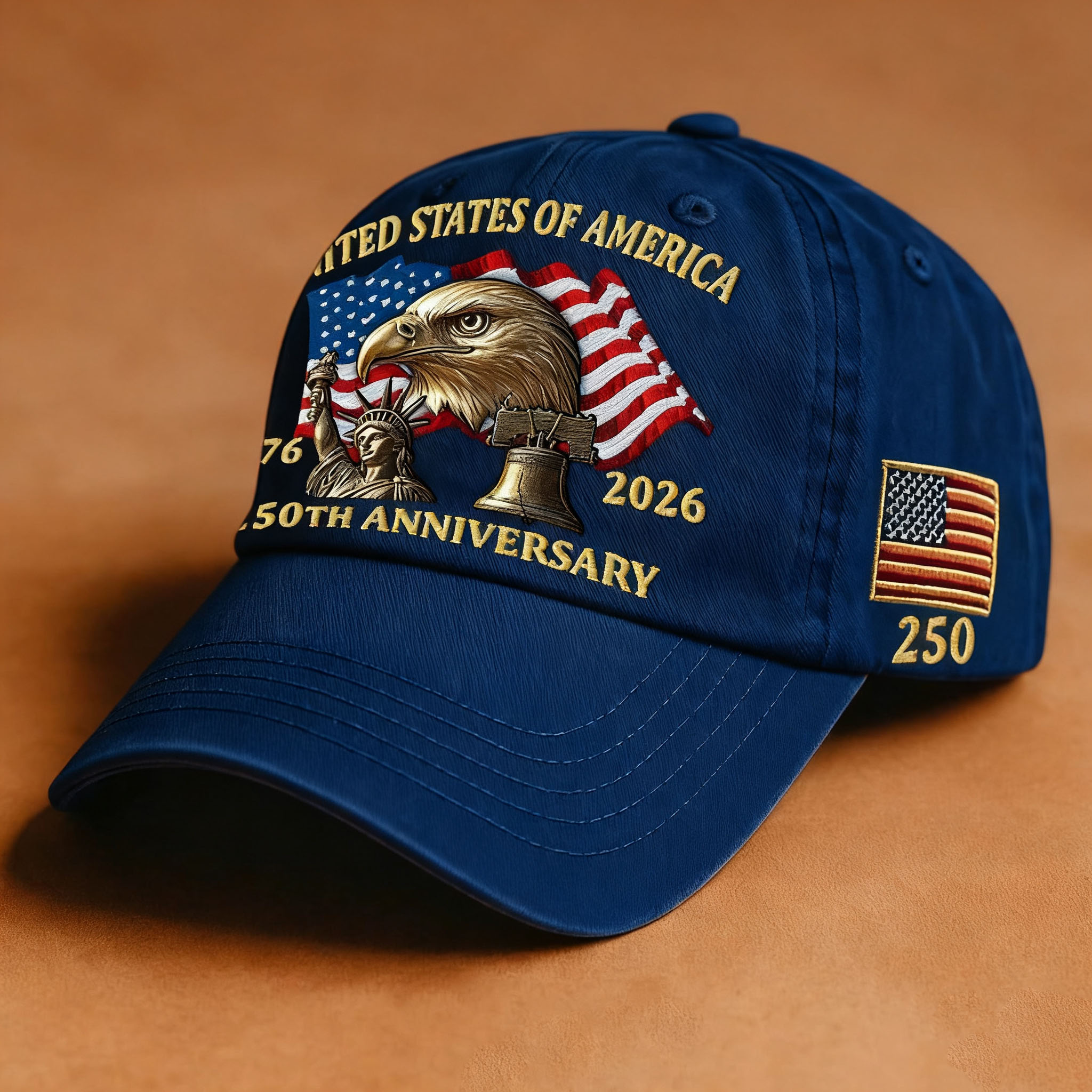 Eagle & Liberty – United States 250th Anniversary Hat
