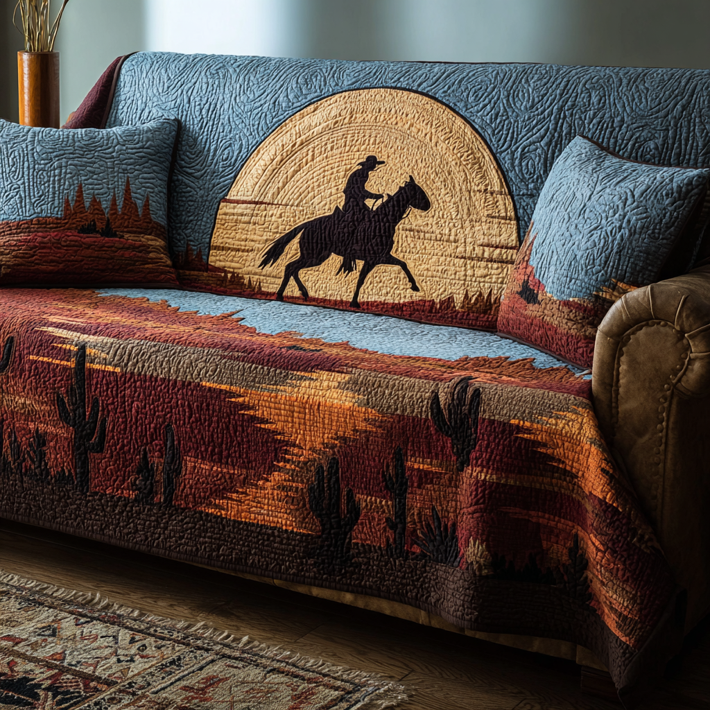 Wild Canyon Quilted Sofa Cover NCU0DK10790