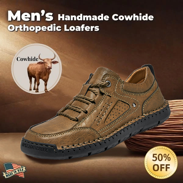 ⏰ Sale 60% off - 2025 Newest Men's Orthopedic Leather Loafers