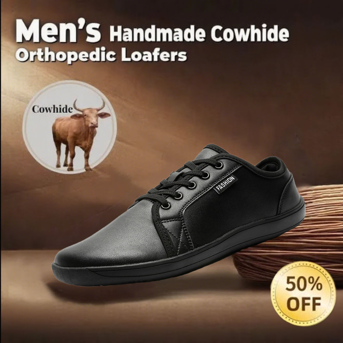 Today 70% OFF🔥 Wide toe box loafers Casual leather arch support
