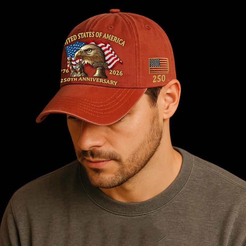 Eagle & Liberty – United States 250th Anniversary Hat