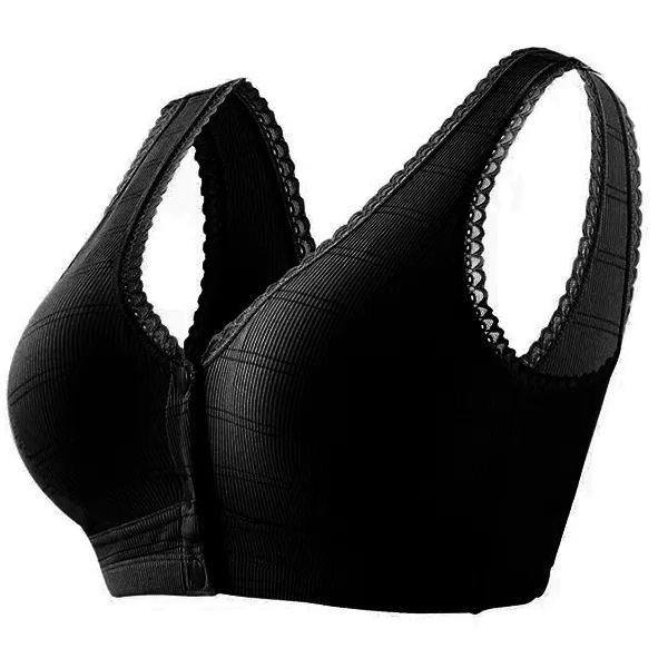 Buy 1 Free 1🔥 Plus Size Cotton Front Buckle Bra