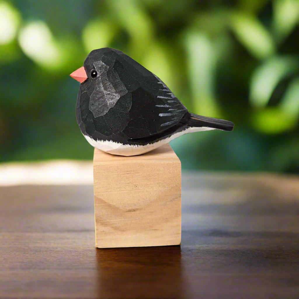 Junco Sculpted Hand-Painted Bird Figure