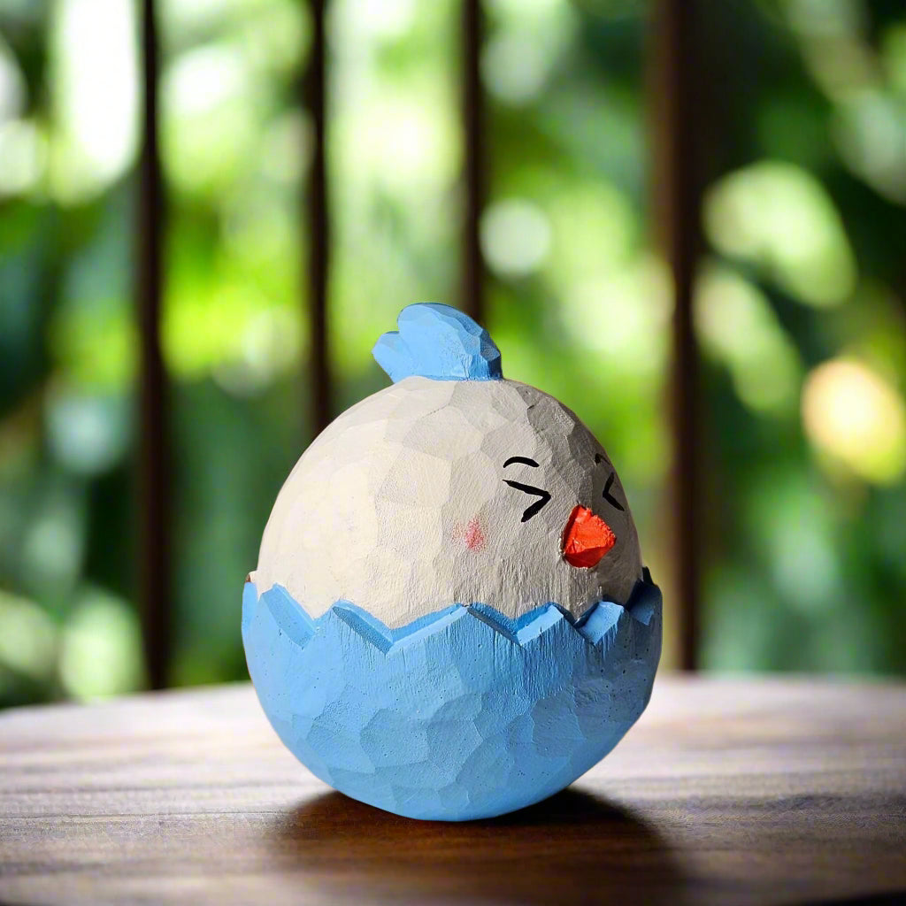 Newborn Chicken in Egg Shell