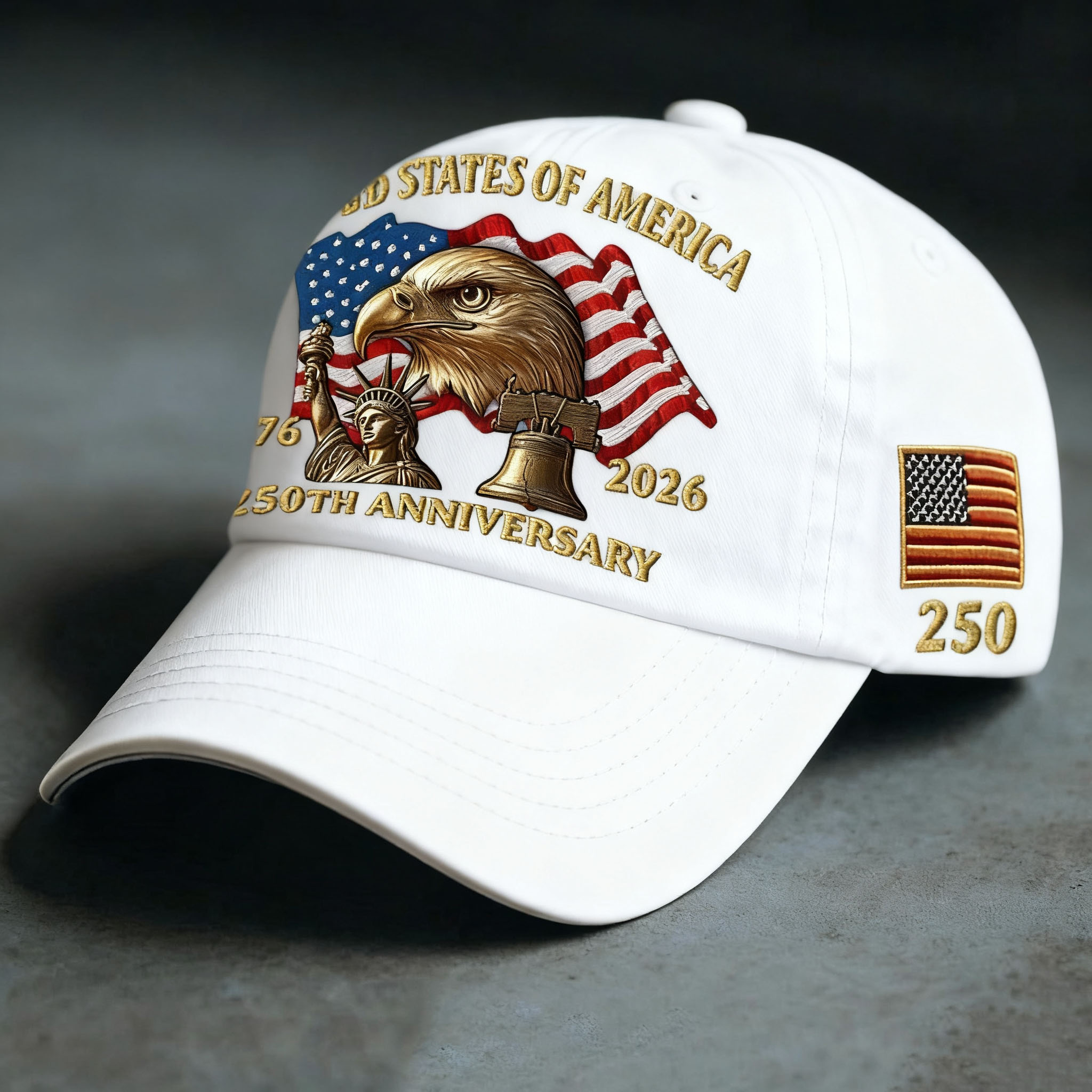 Eagle & Liberty – United States 250th Anniversary Hat