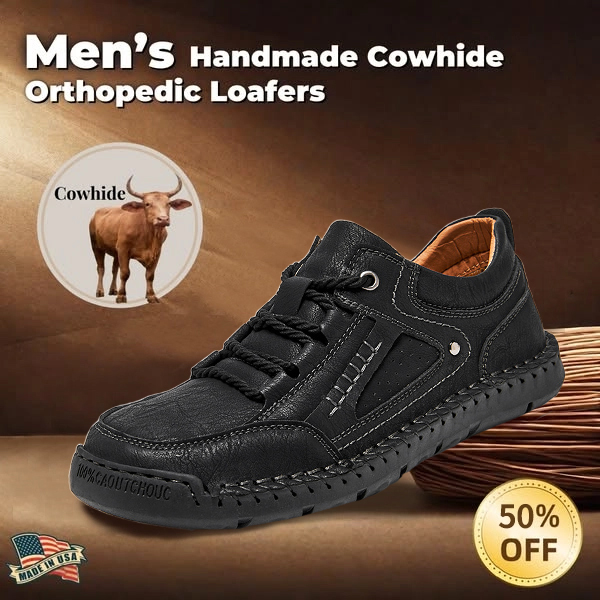 ⏰ Sale 60% off - 2025 Newest Men's Orthopedic Leather Loafers