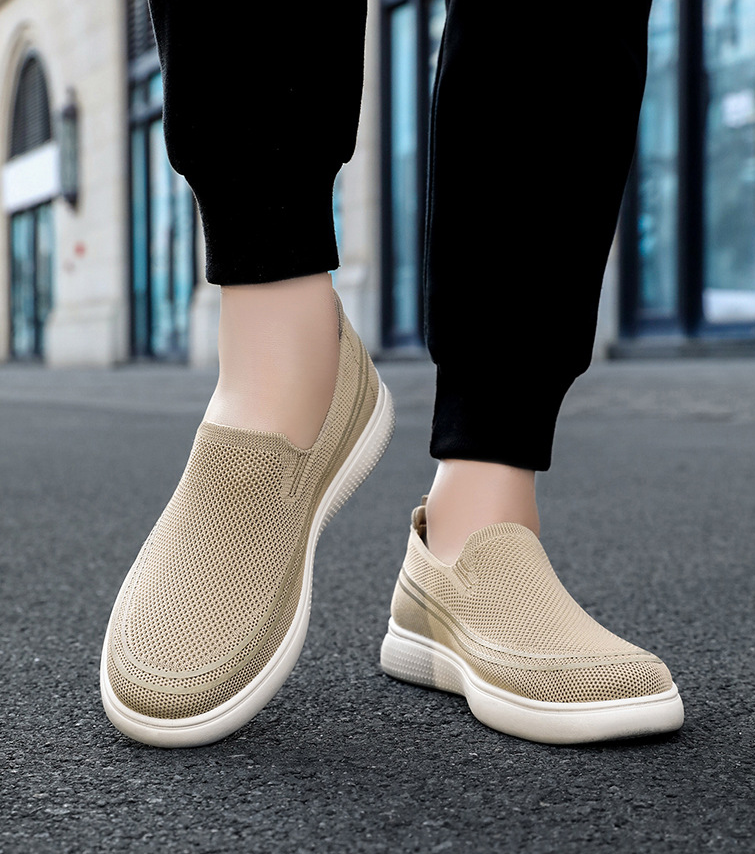 🔥Last day promotion 50% off🔥-Flying woven breathable men's casual shoes