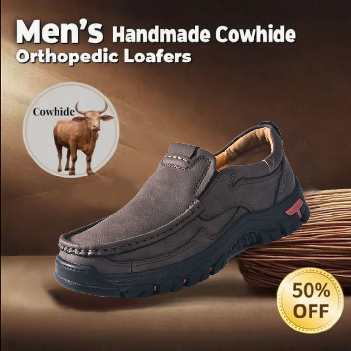 🔥60% off on new models🔥Men's handmade non-slip orthopedic shoes