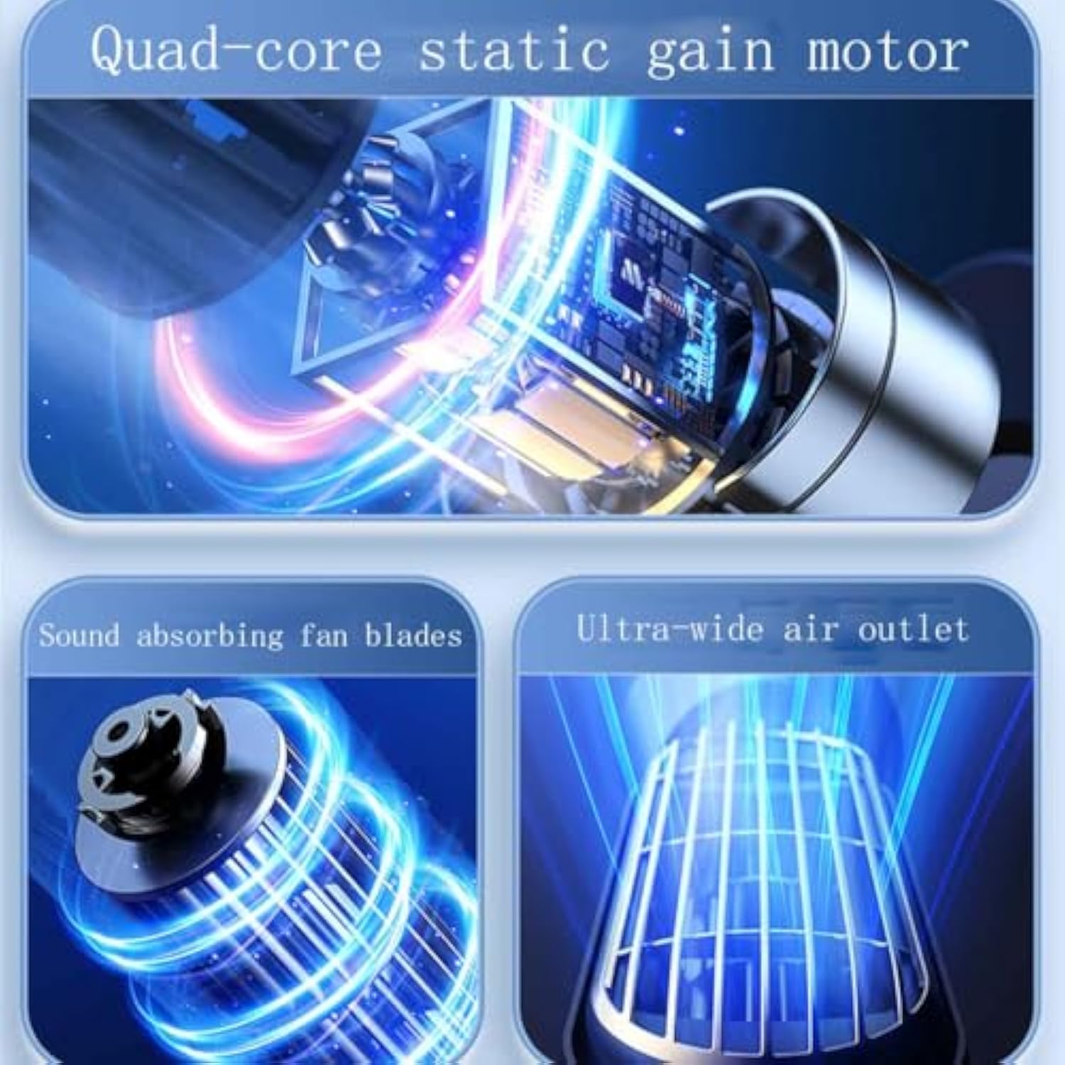 Rechargeable Air Circulator Fan – 360° Breeze for Home & Office