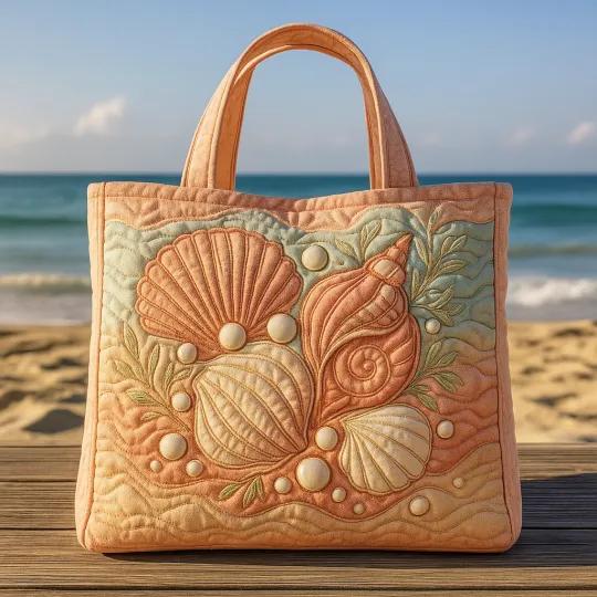 Underwater World Quilted Tote Bag